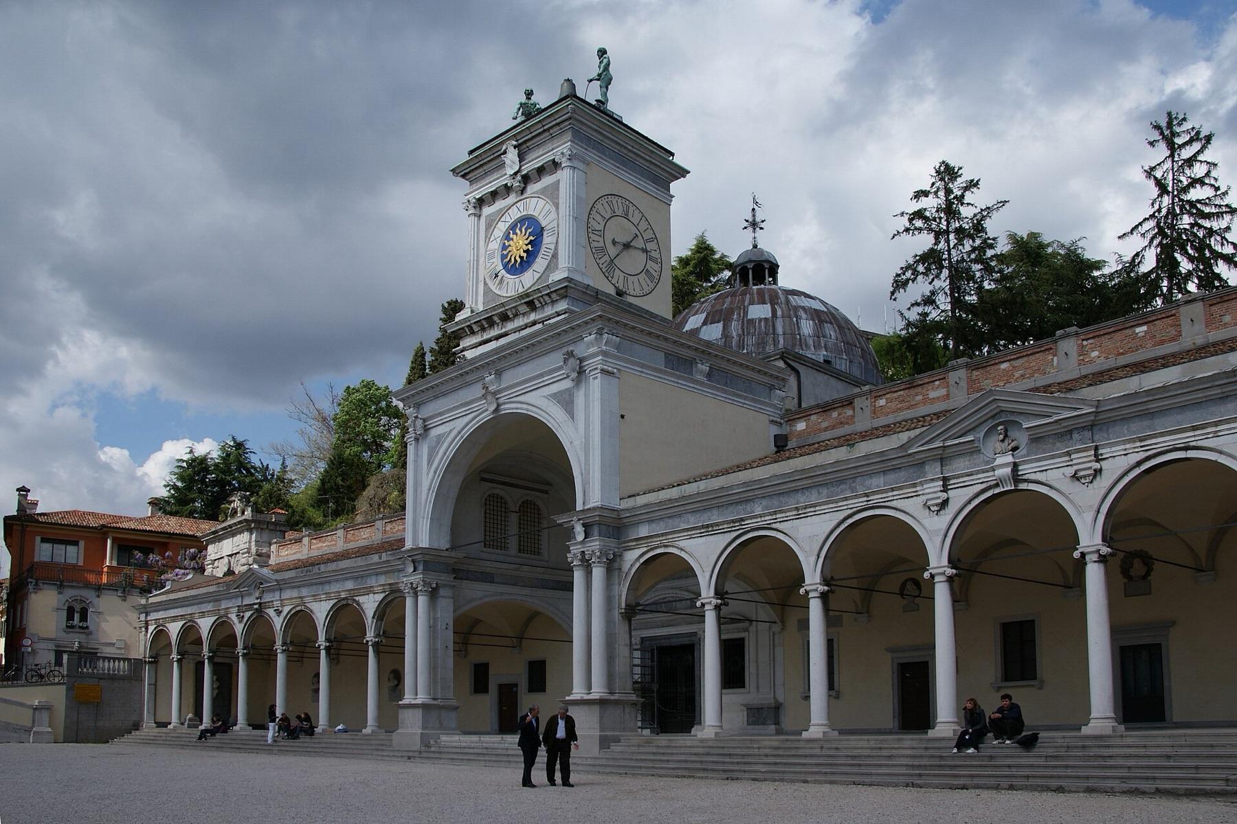 Loggia di San Giovanni and the clock tower in Udine